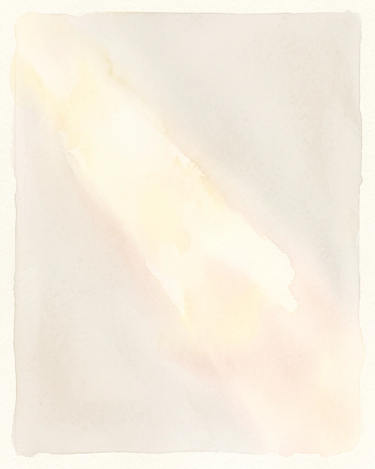 A single shaft of daylight falling across a bare plaster wall